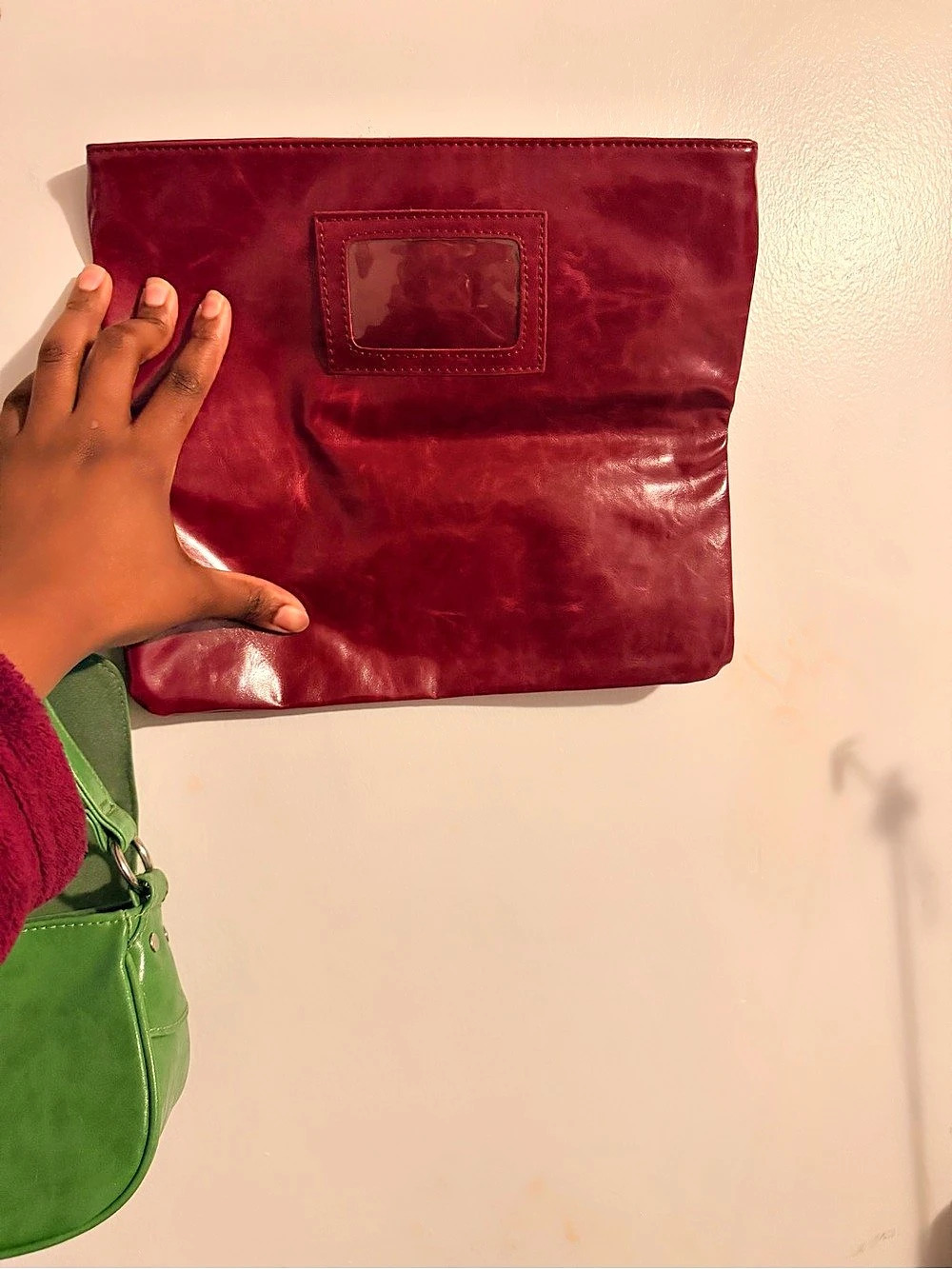Red & Black Clutch